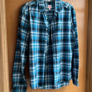 Lacoste Plaid Button Down -Size 40 / Medium